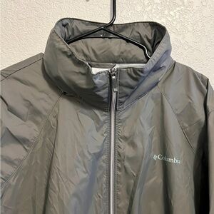 Columbia Gray Rain Jacket